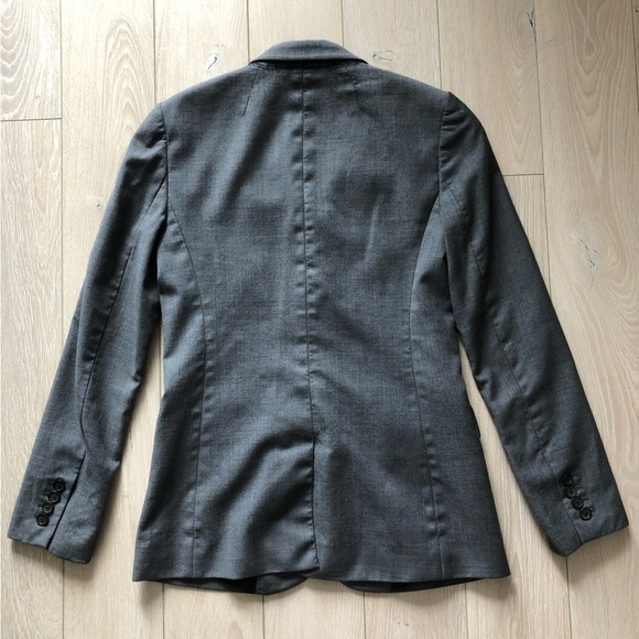 J. Crew Super 120s Merino Wool Grey Blazer Jacket - Picture 3 of 15
